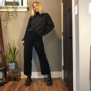 Gap High waisted cropped Wide-Leg Pants